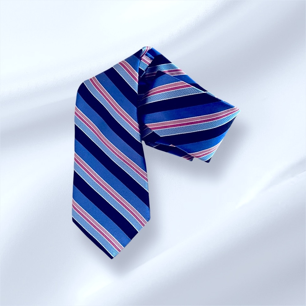 Westbury 100% Silk Stripe Mens Neck Tie